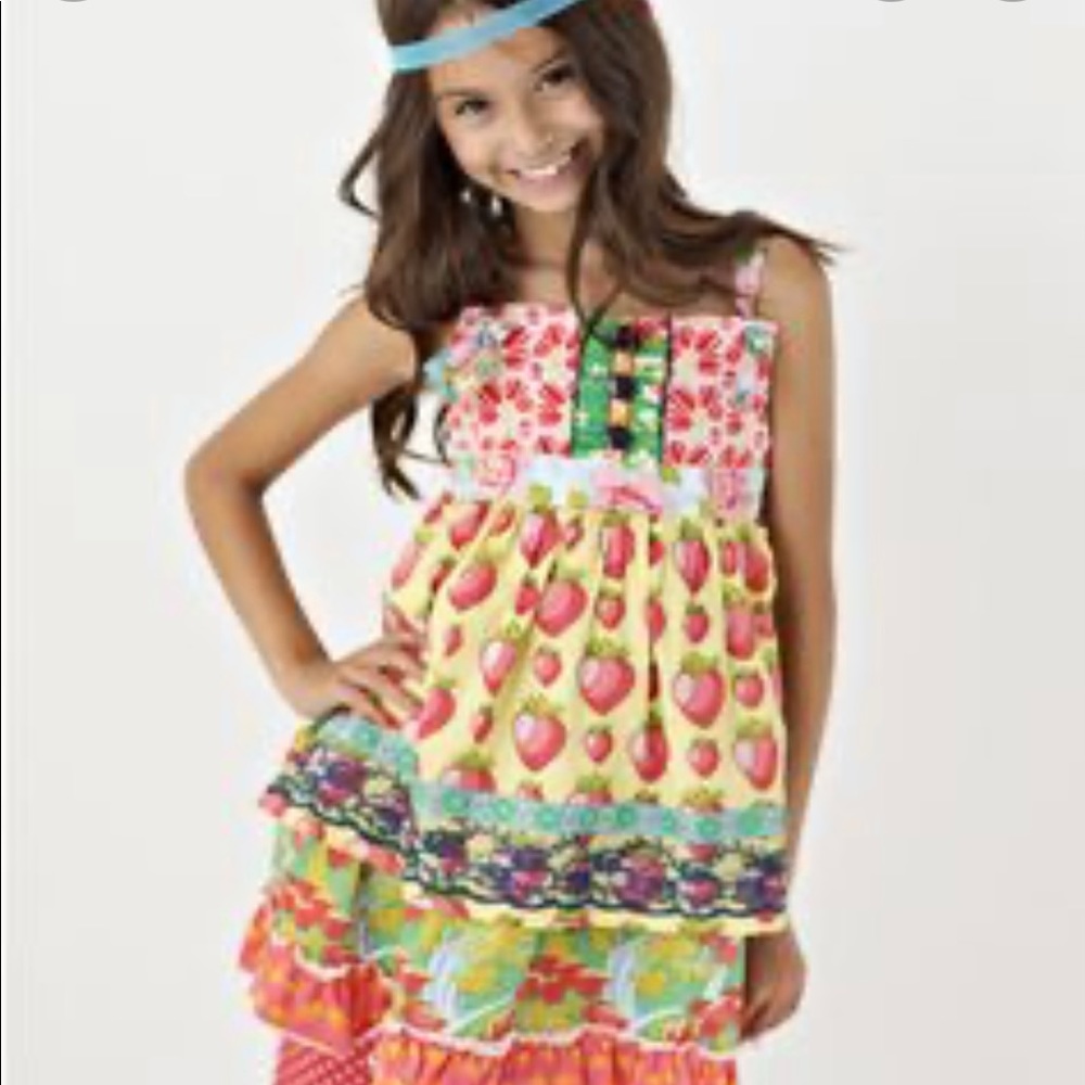 Matilda Jane Strawberry Fields knot dress size 4